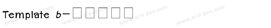 Template 6字体转换